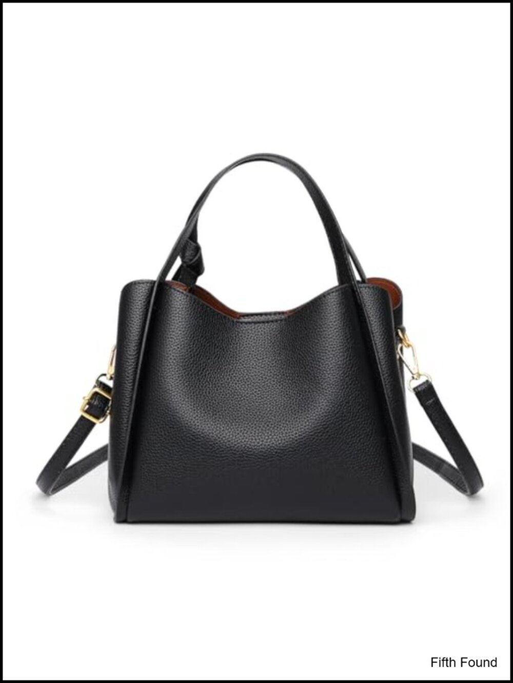 PU Leather Satchel Crossbody Tote Shoulder Bag Top Handle Handbag